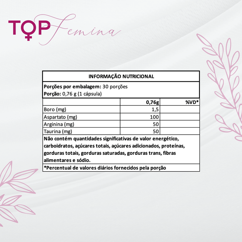 Top Femina 30 Cápsulas  TopTherm - toptherm-brasil